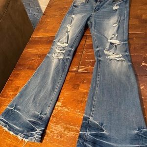 Vervet high rise flair jeans brand new